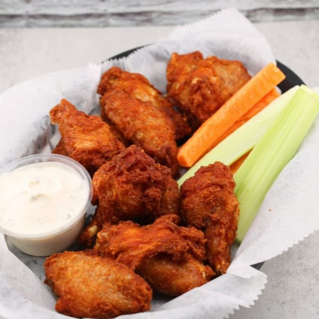 1 Dozen Hot Wings.