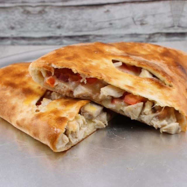Chicken Club Calzone.